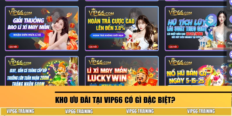 Điểm danh các khuyến mãi mới nhất tại VIP66 